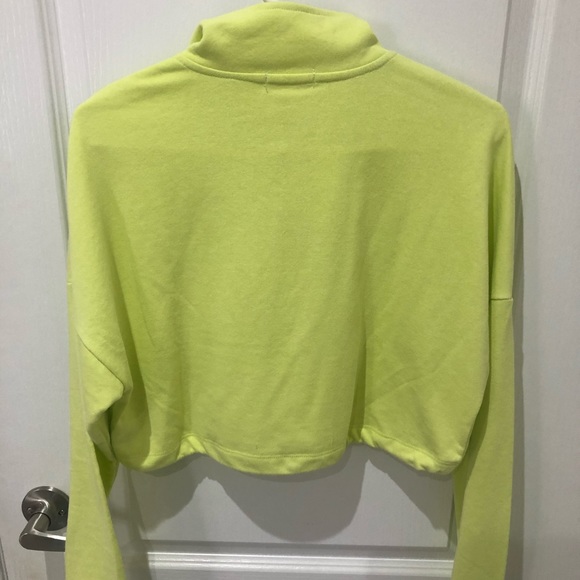 NEW Neon Cropped Quarter-zip - Picture 2 of 3